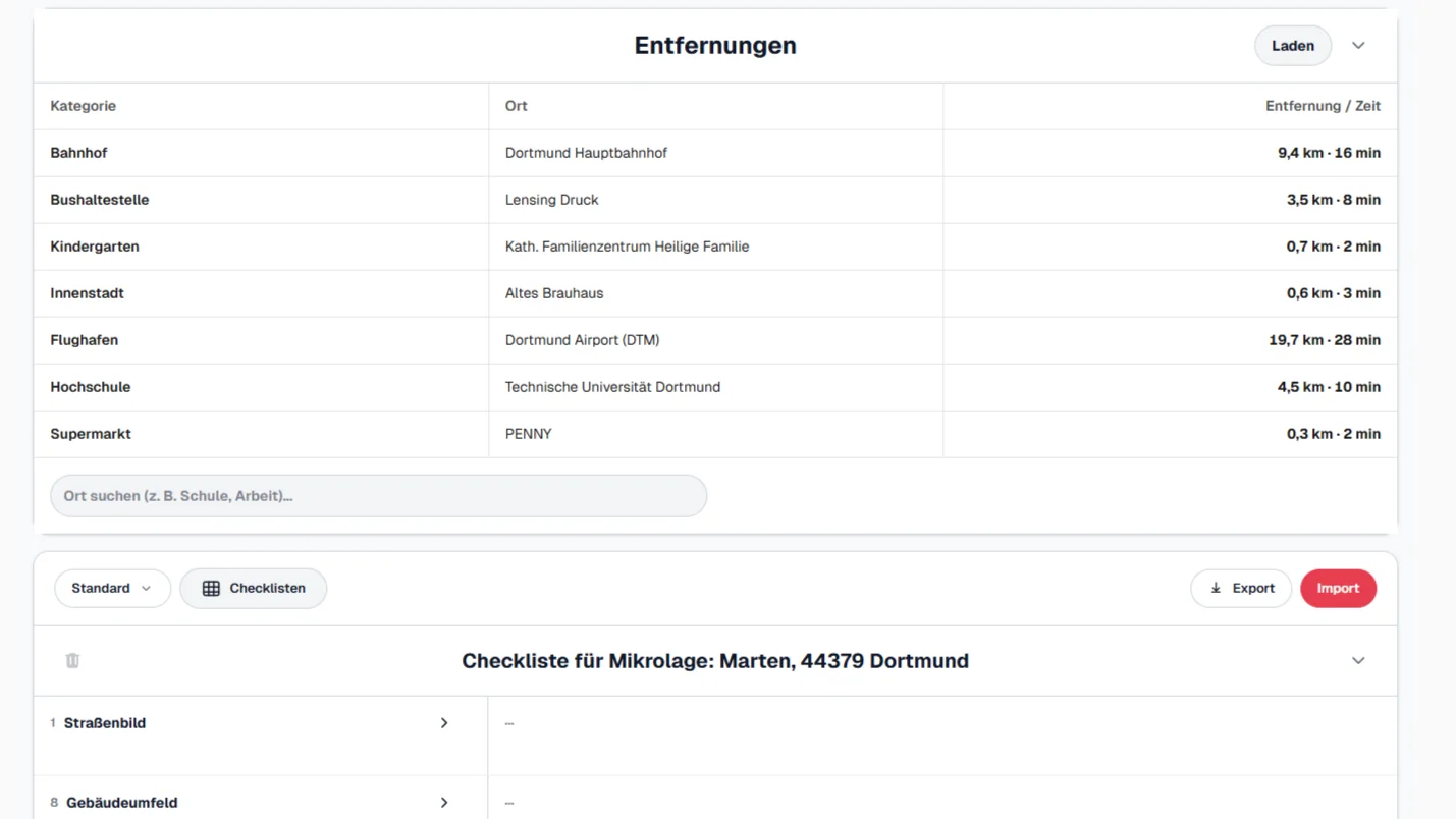 Illustration zu Standortanalyse: Was Karte, Entfernungen und Straßenansicht zusätzlich zeigen